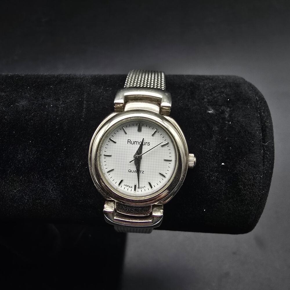 Rumours Women's Silver Tone Mesh Watch Quartz WORKS Working